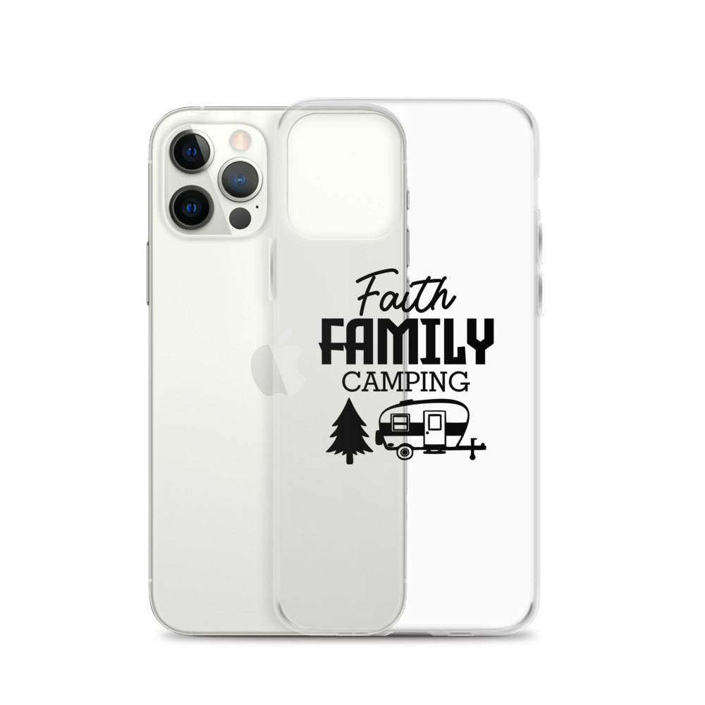 Family Camping- iPhone Case Transparent