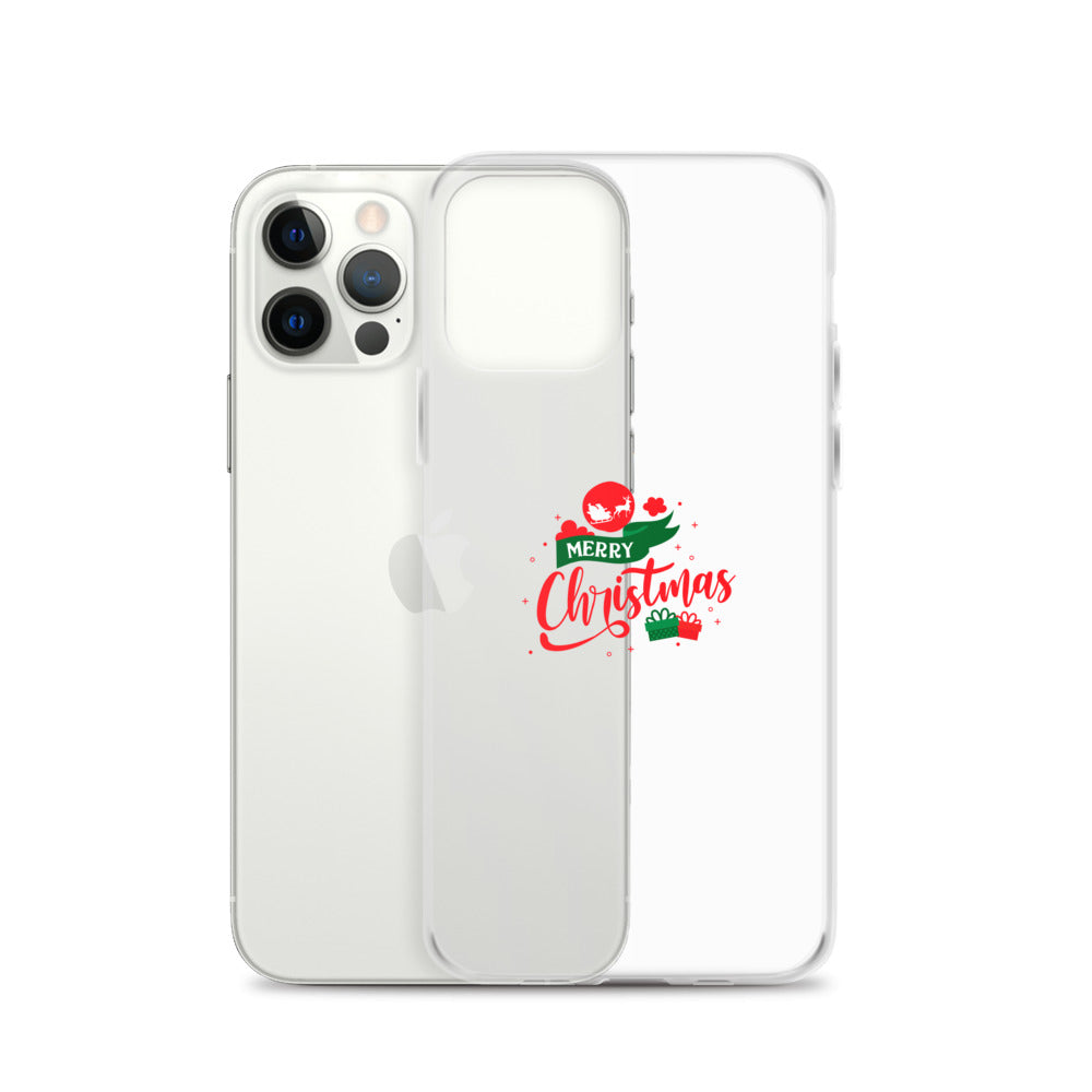 Merry Christmas- iPhone Case Transparent