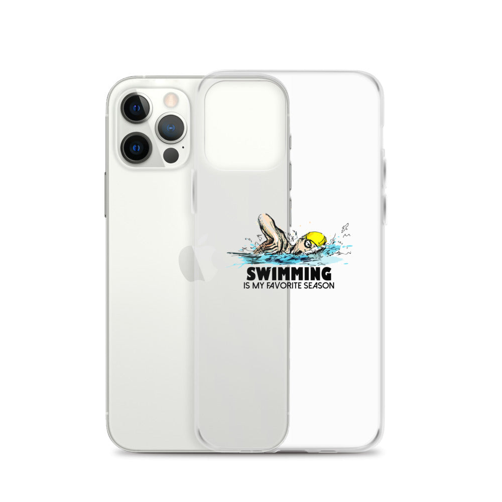 Swimming- iPhone Case Transparent