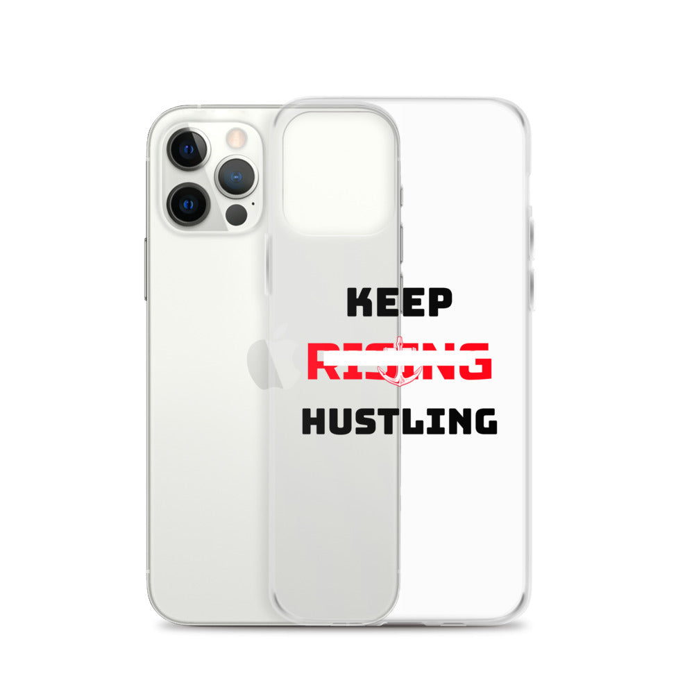 KEEP RISING HUSTLING - iPhone Case Transparent