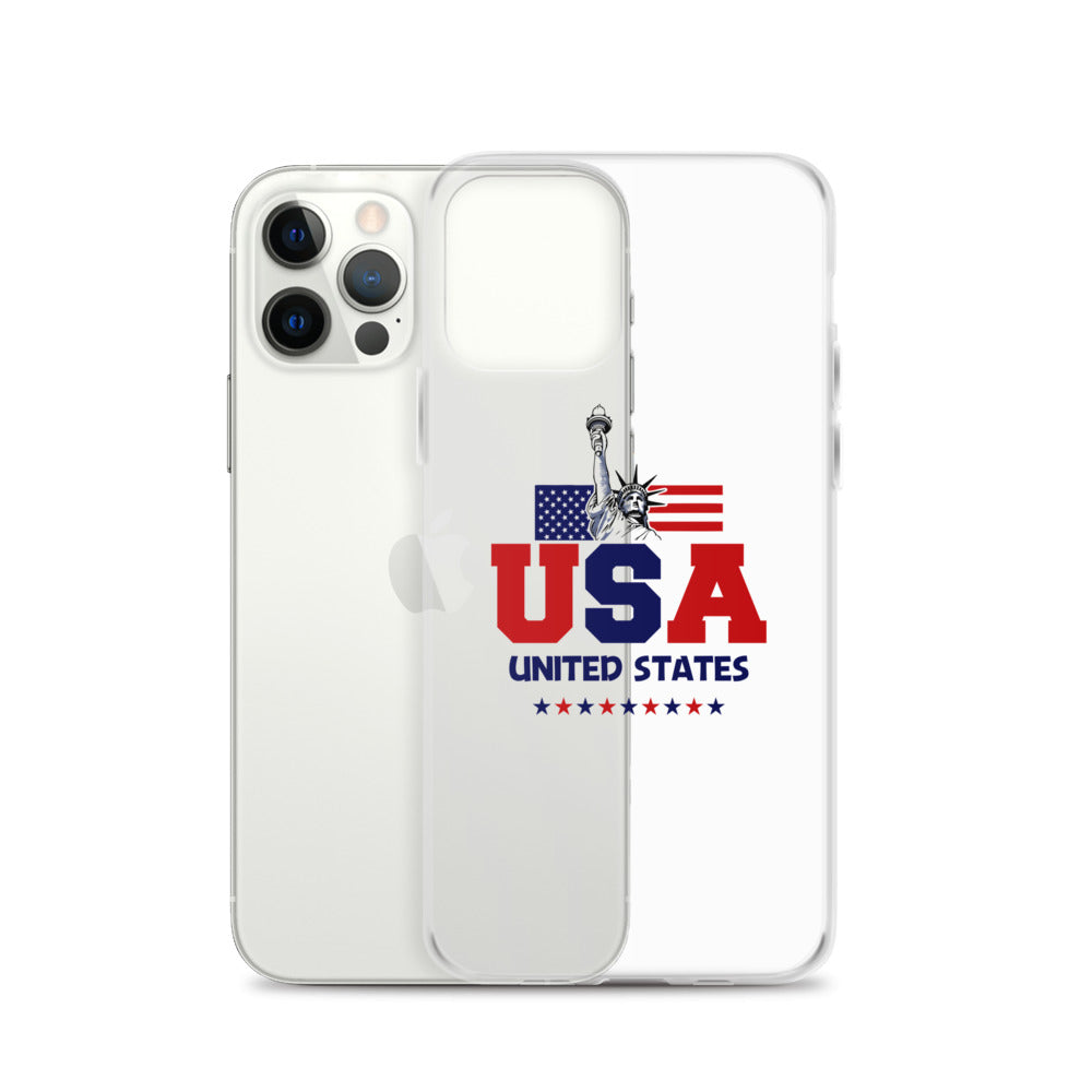 UNITED STATES OF AMERICA - iPhone Case Transparent