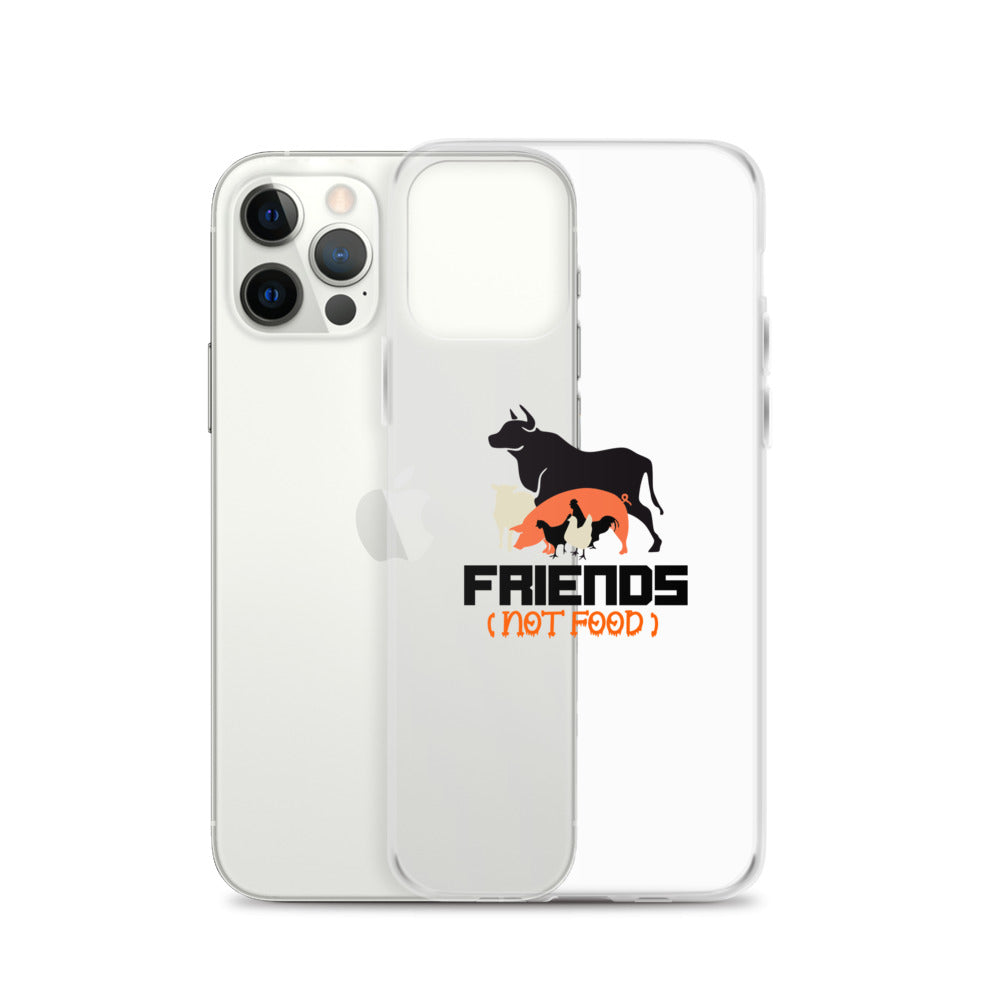 FRIENDS NOT FOOD - iPhone Case Transparent