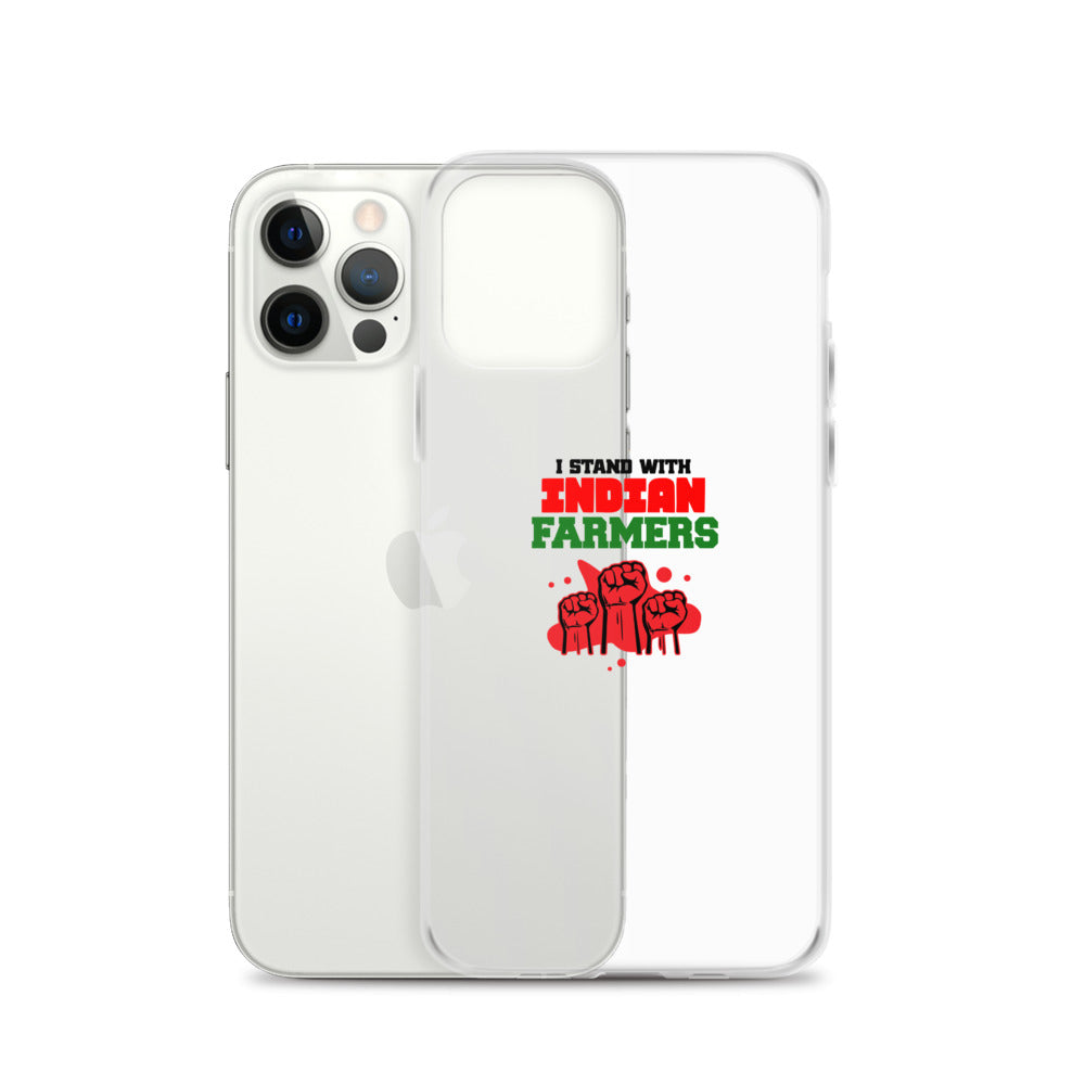 I STAND WITH INDIAN FARMERS - iPhone Case Transparent