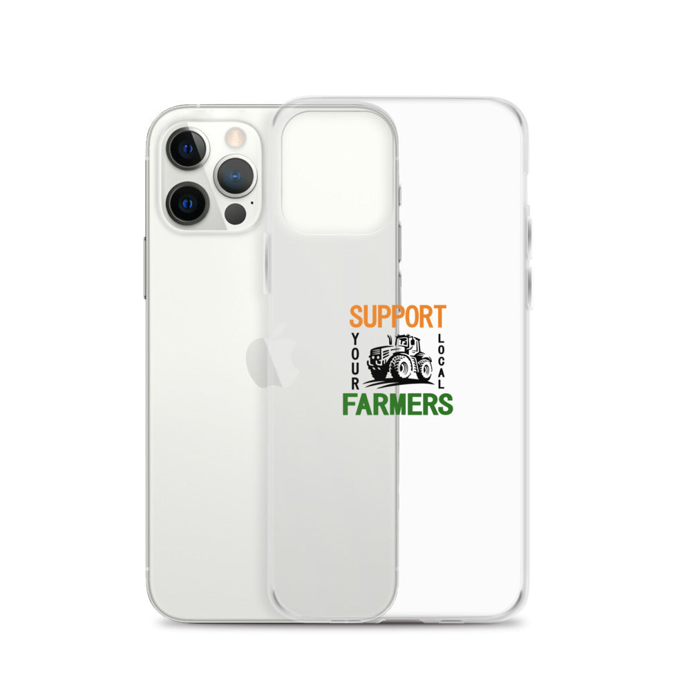 SUPPORT YOUR LOCAL FARMERS - iPhone Case Transparent