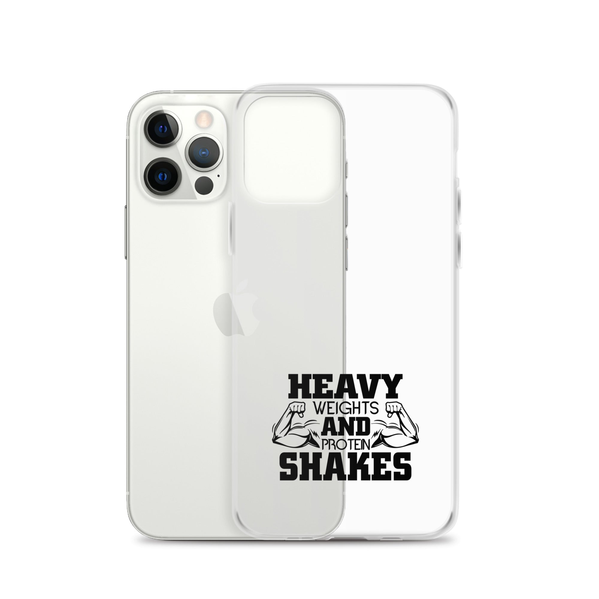 HEAVY WEIGHTS AND PROTEIN SHAKES - iPhone Case