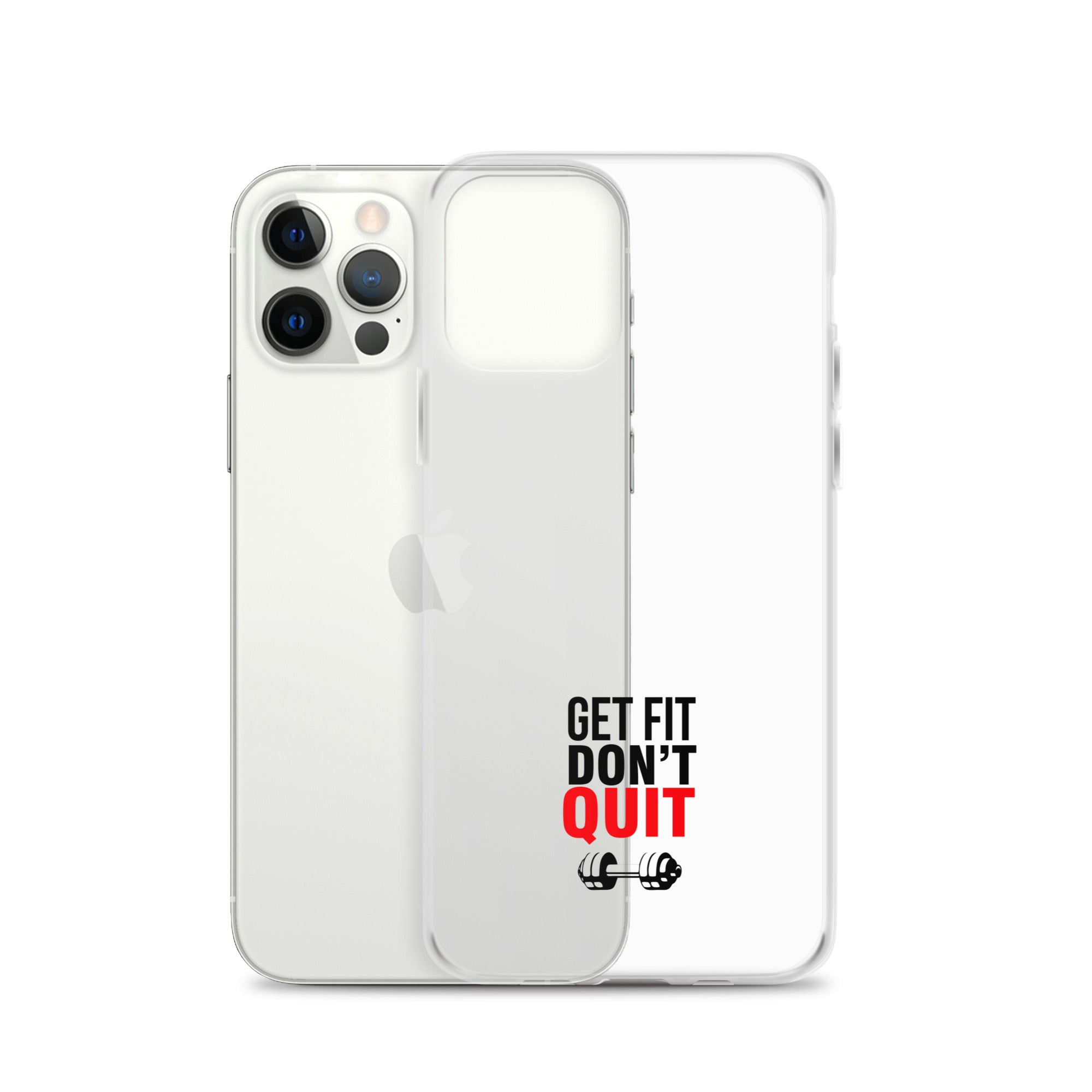 GET FIT DON'T QUIT - iPhone Case