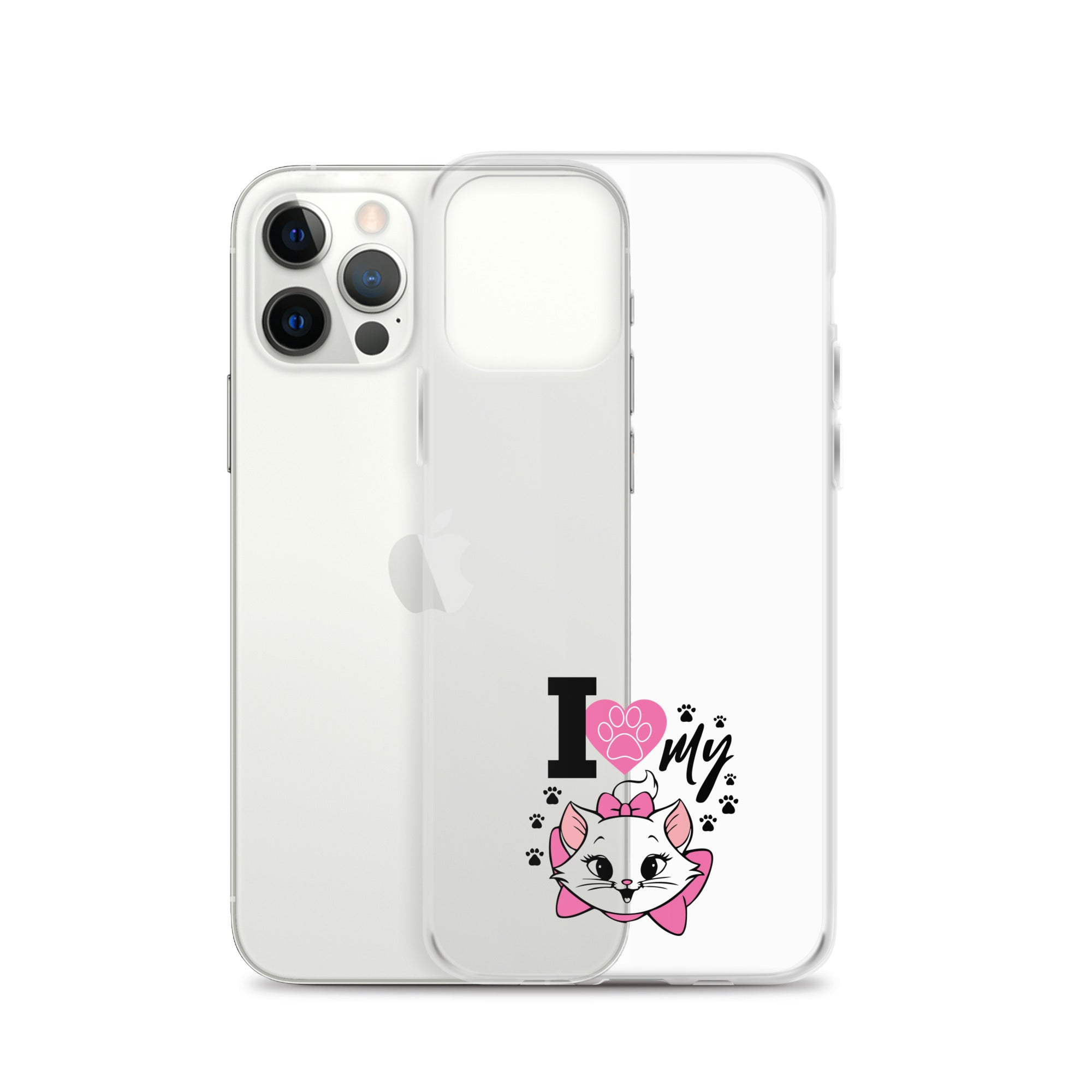 I LOVE MY CAT - iPhone Case