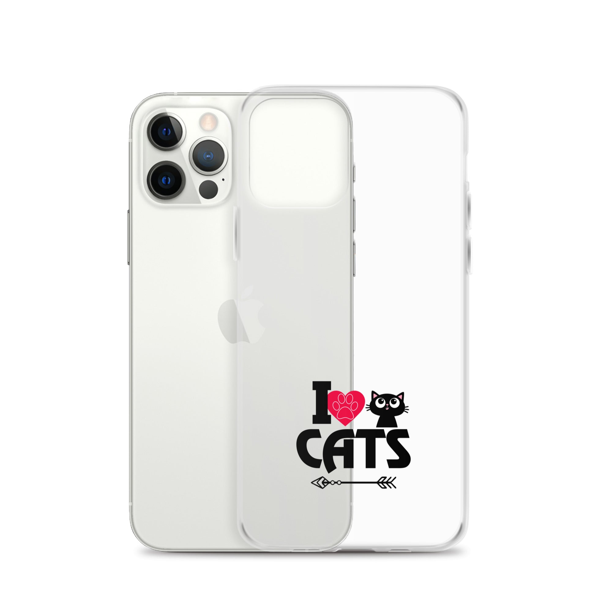 I LOVE CATS - iPhone Case