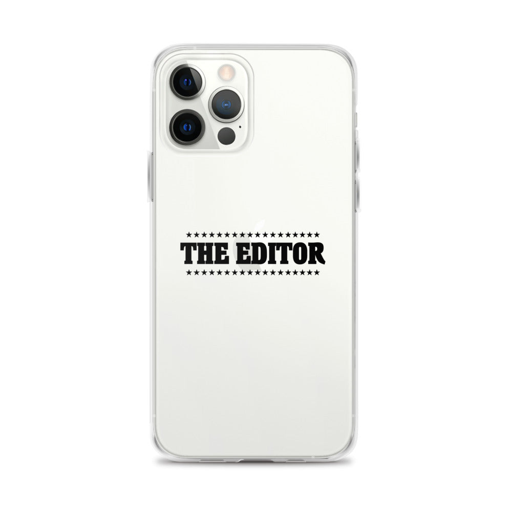 The Editor- iPhone Case Transparent