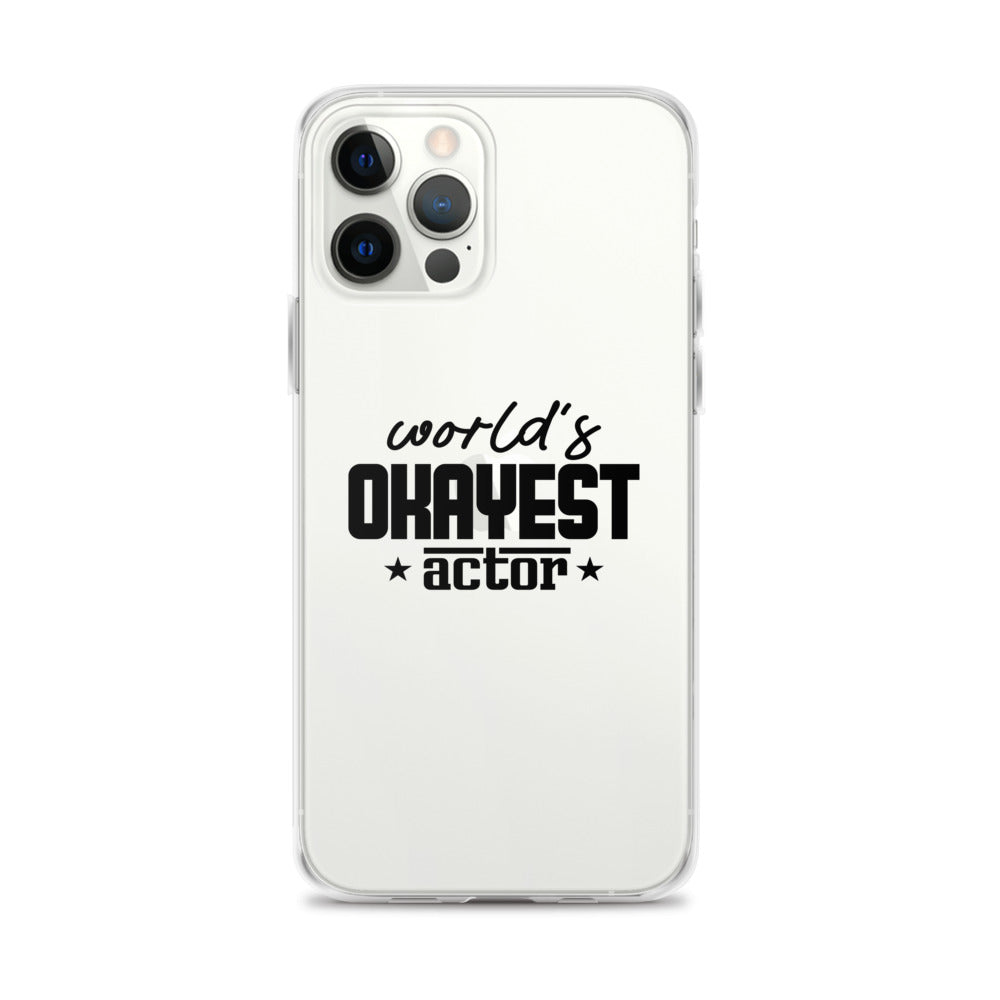 World's okayest actor- iPhone Case Transparent