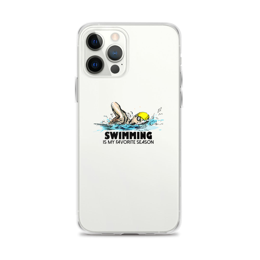 Swimming- iPhone Case Transparent