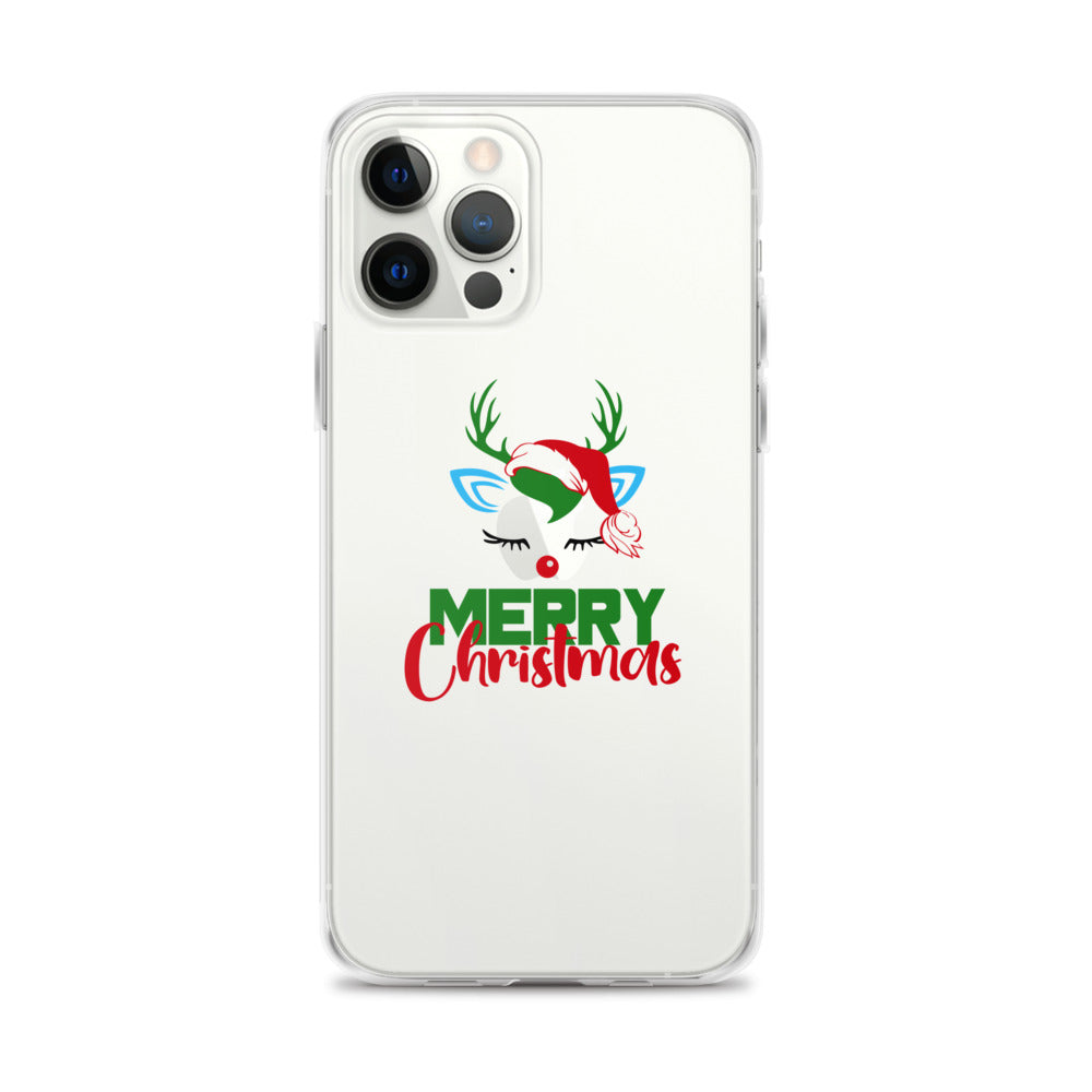 MERRY CHRISTMAS - iPhone Case Transparent