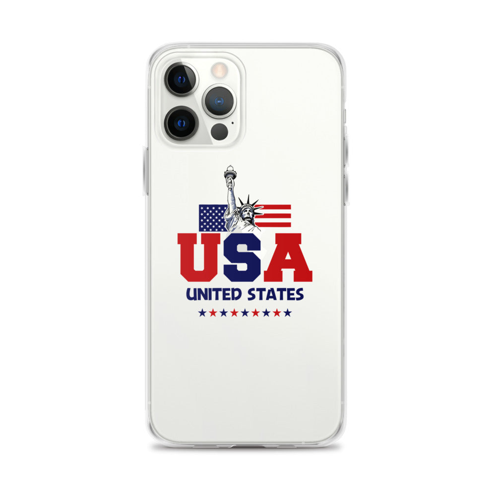 UNITED STATES OF AMERICA - iPhone Case Transparent