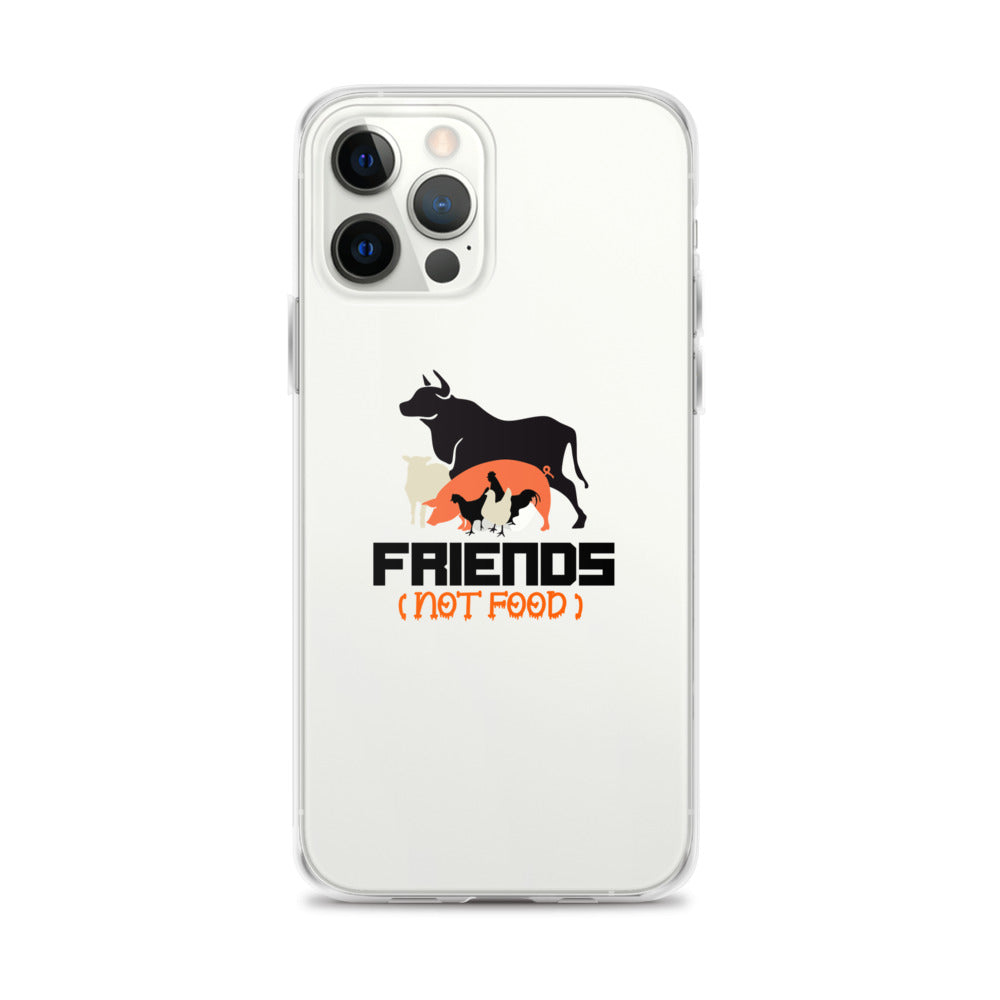 FRIENDS NOT FOOD - iPhone Case Transparent