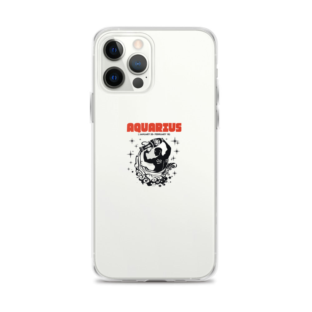 AQUARIUS - iPhone Case Transparent