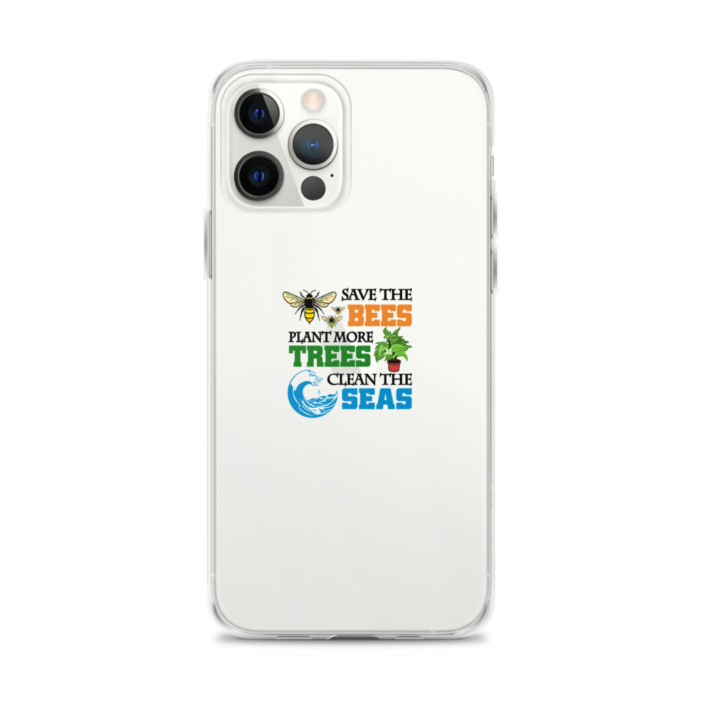 SAVE THE BEES - iPhone Case Transparent