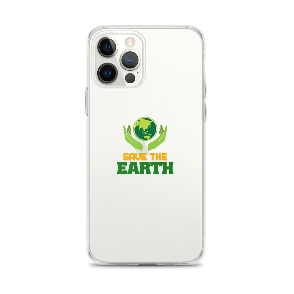 SAVE THE EARTH - iPhone Case Transparent