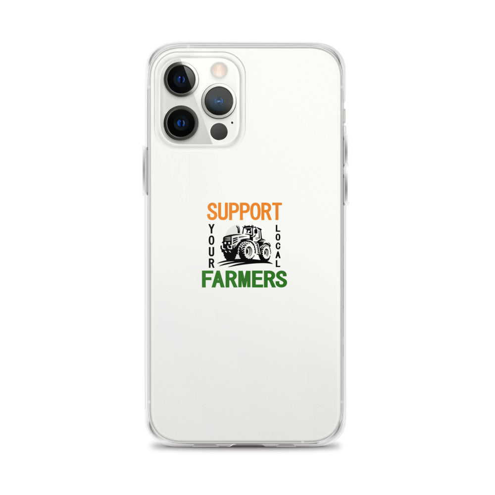 SUPPORT YOUR LOCAL FARMERS - iPhone Case Transparent