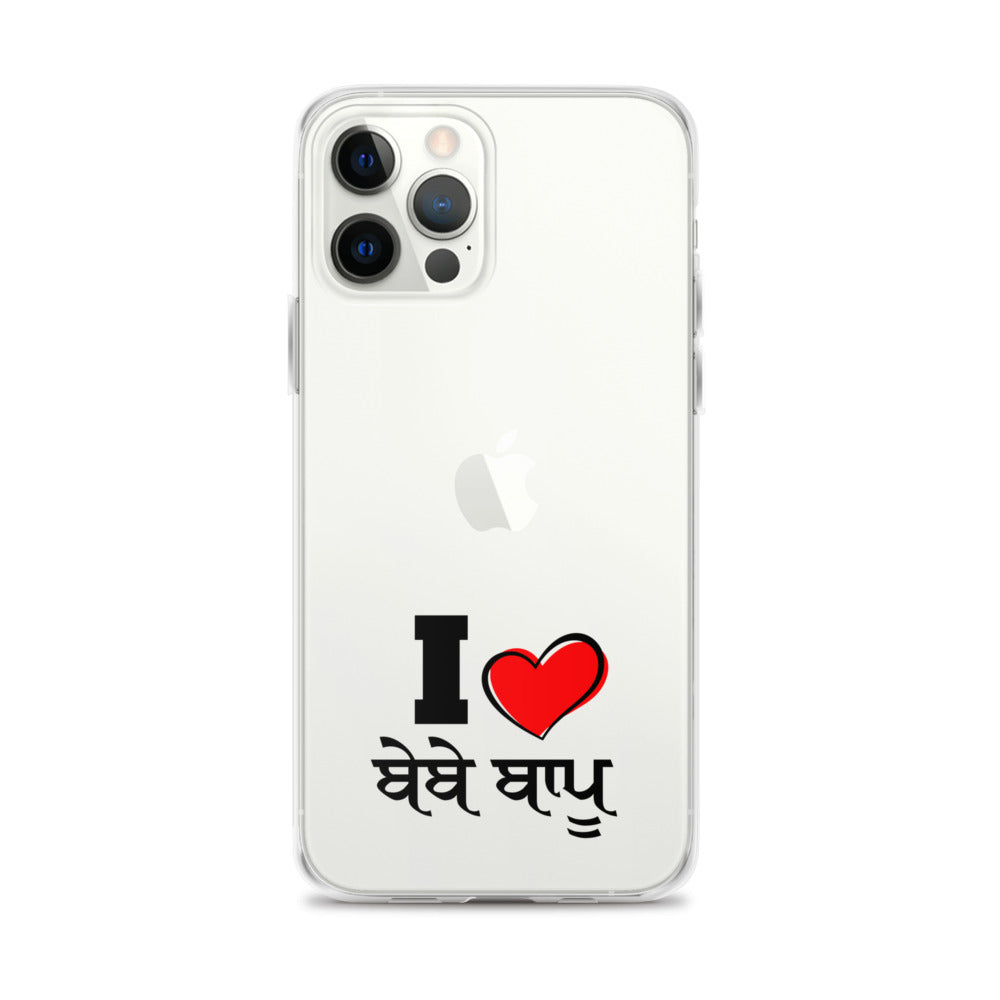 I LOVE BEBE BAPPU - iPhone Case