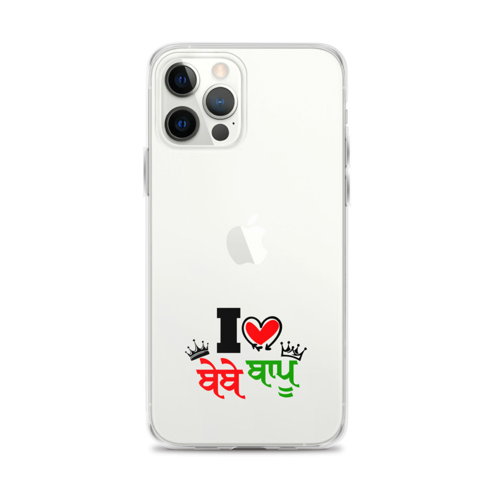 I LOVE BEBE BAPU - iPhone Case