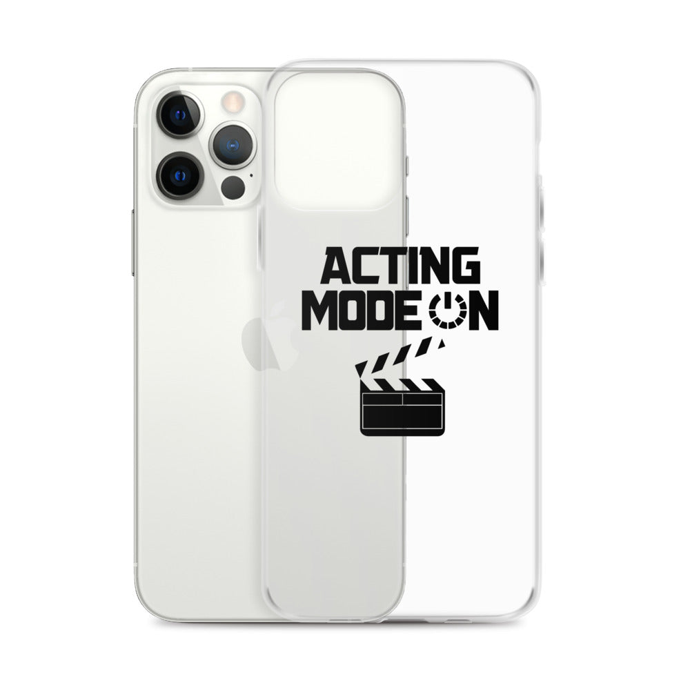 Acting mode - iPhone Case Transparent