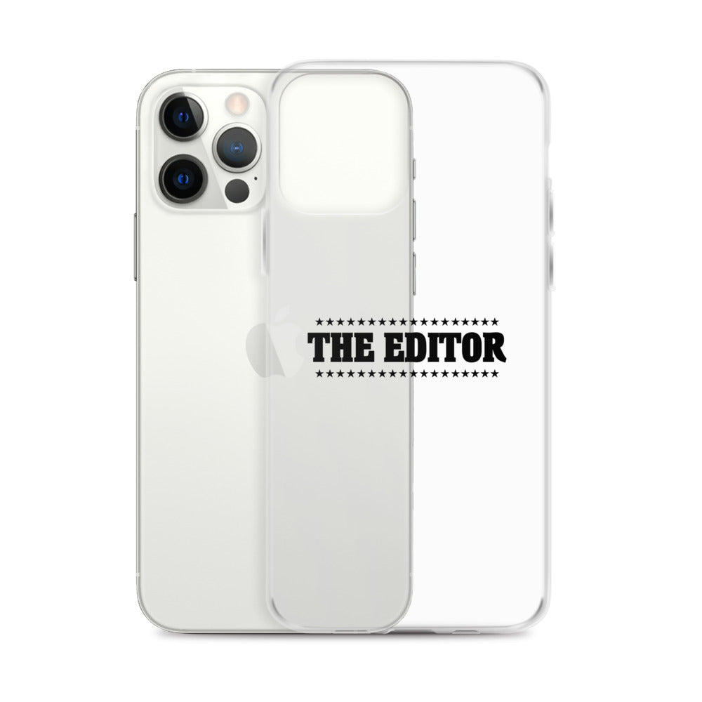 The Editor- iPhone Case Transparent