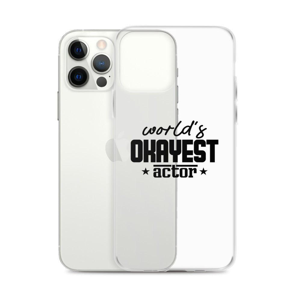 World's okayest actor- iPhone Case Transparent