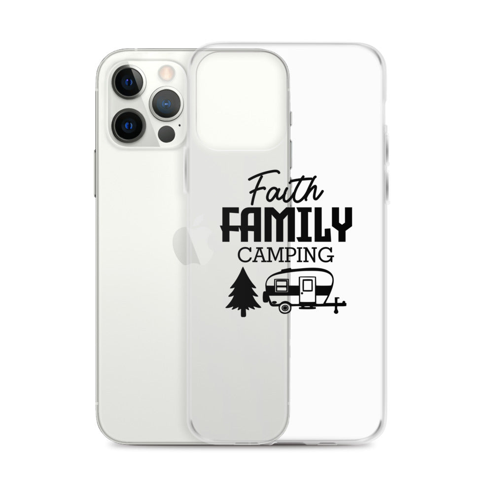 Family Camping- iPhone Case Transparent