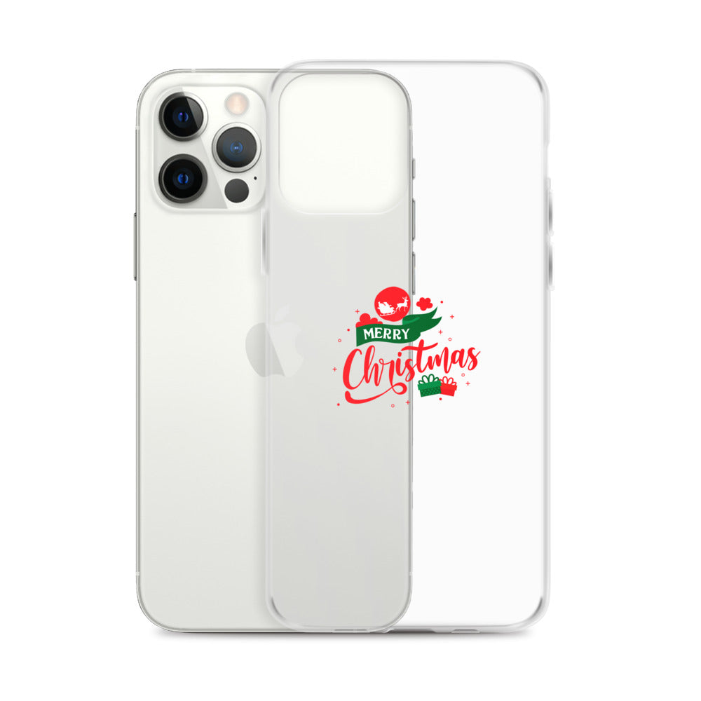 Merry Christmas- iPhone Case Transparent