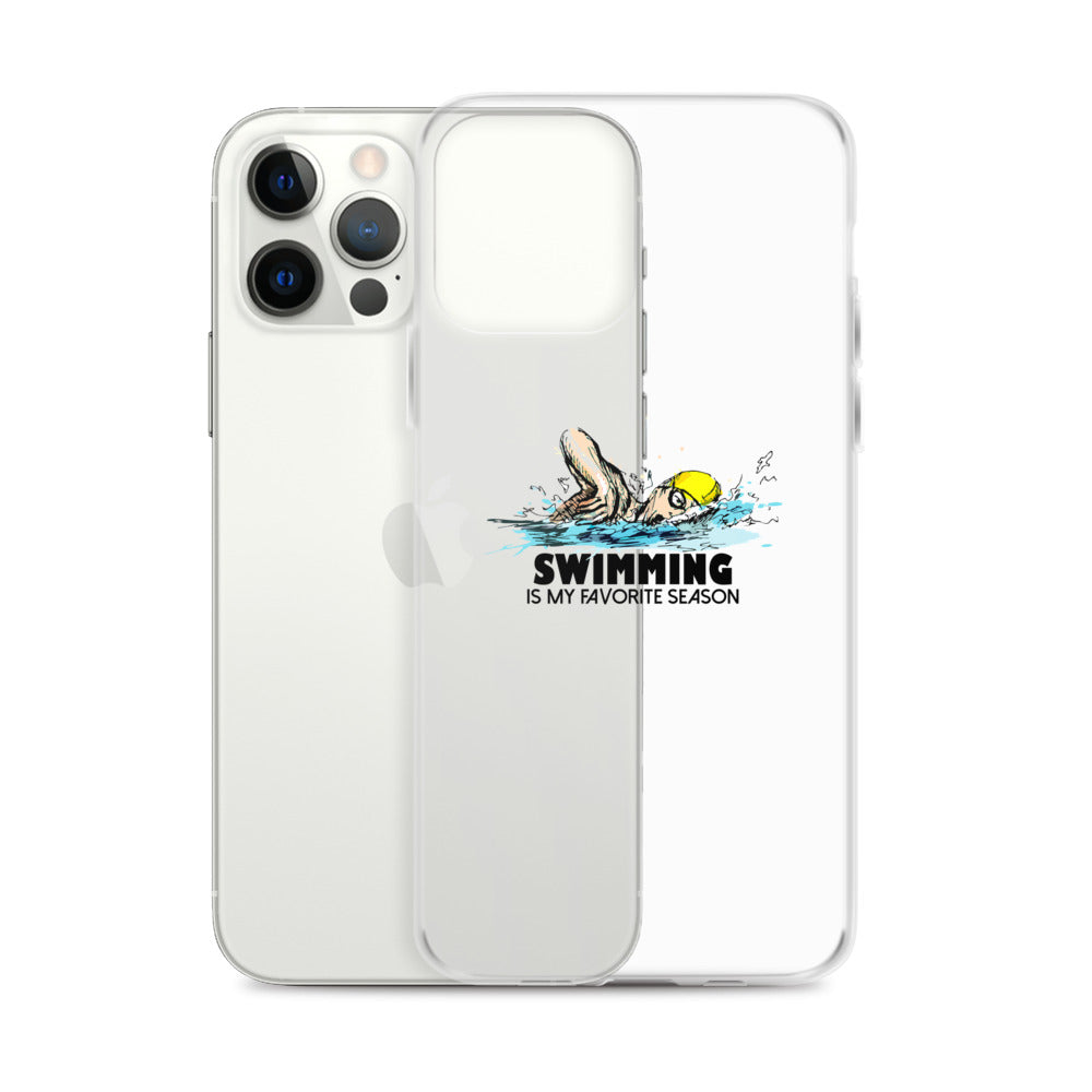 Swimming- iPhone Case Transparent