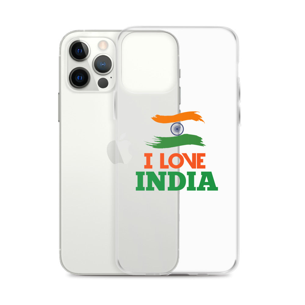 I LOVE INDIA - iPhone Case Transparent