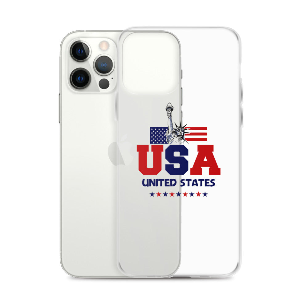 UNITED STATES OF AMERICA - iPhone Case Transparent