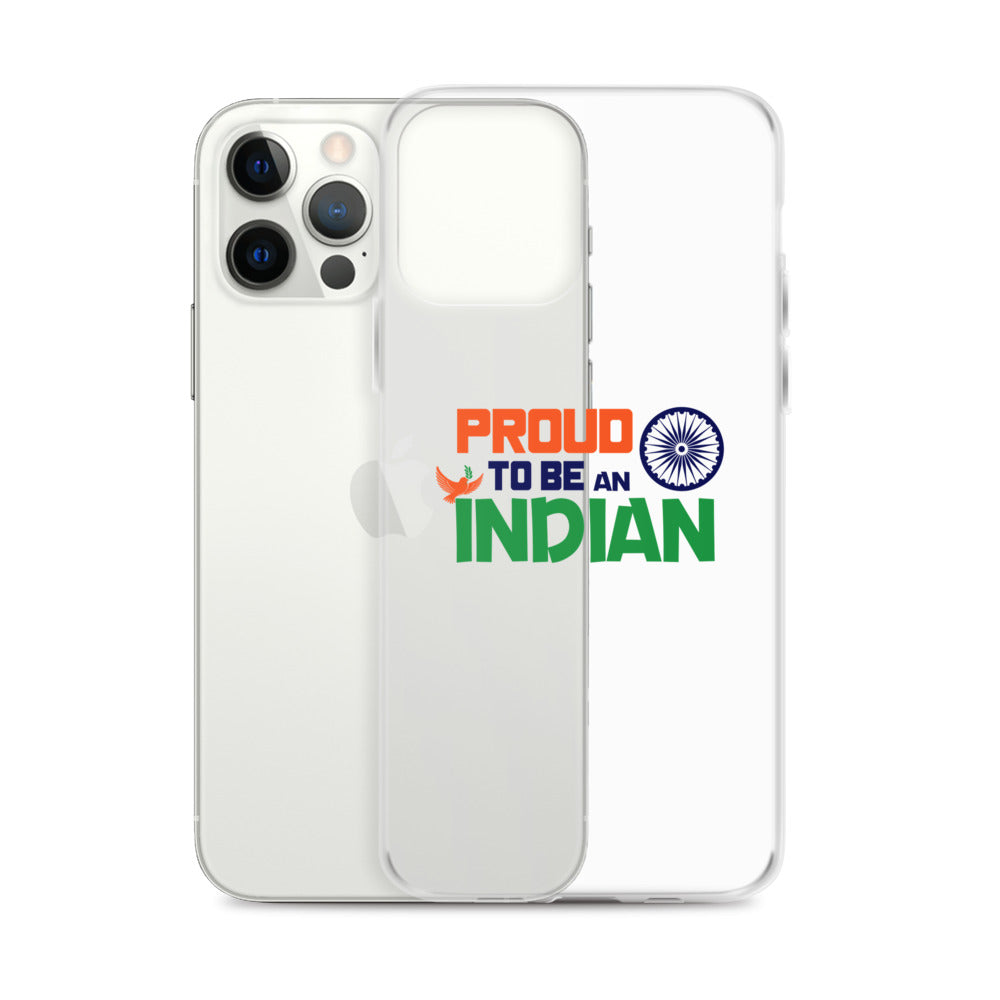 PROUD TO BE AN INDIAN - iPhone Case Transparent