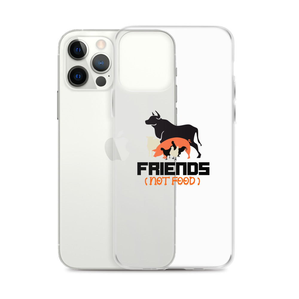 FRIENDS NOT FOOD - iPhone Case Transparent