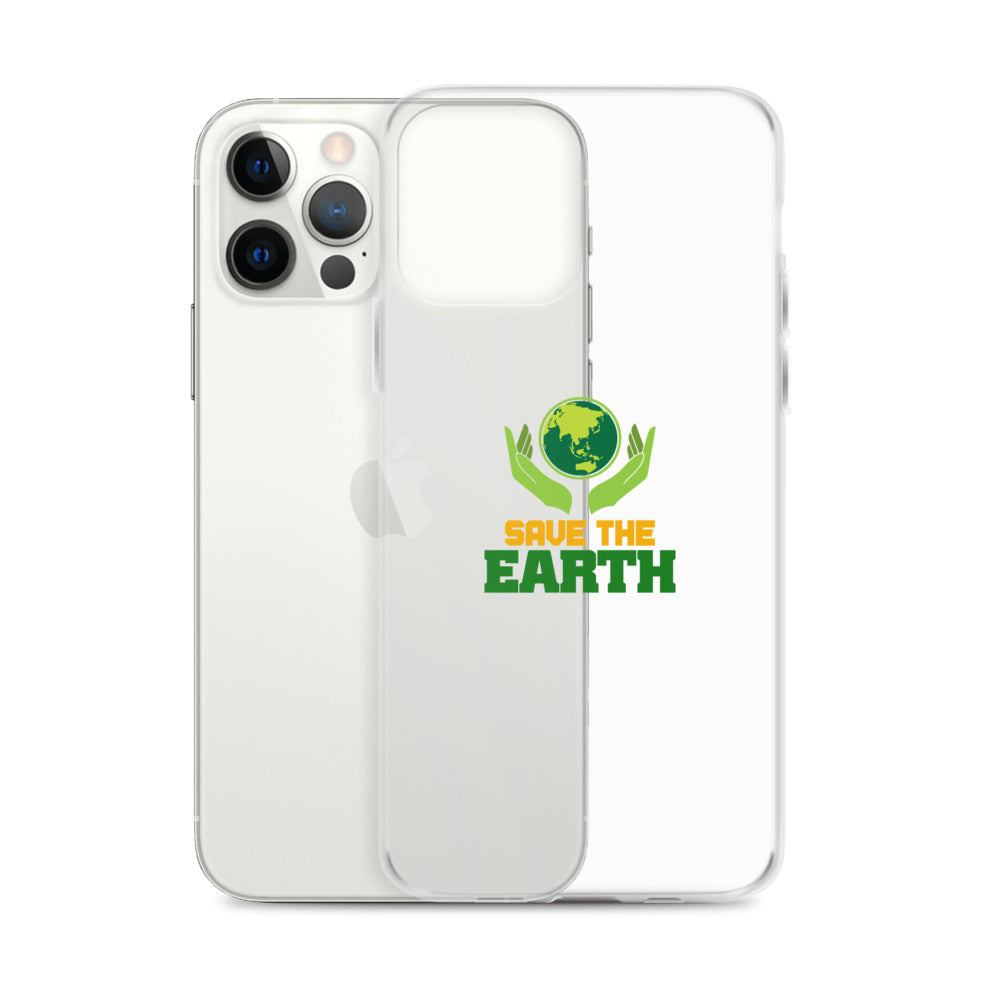 SAVE THE EARTH - iPhone Case Transparent