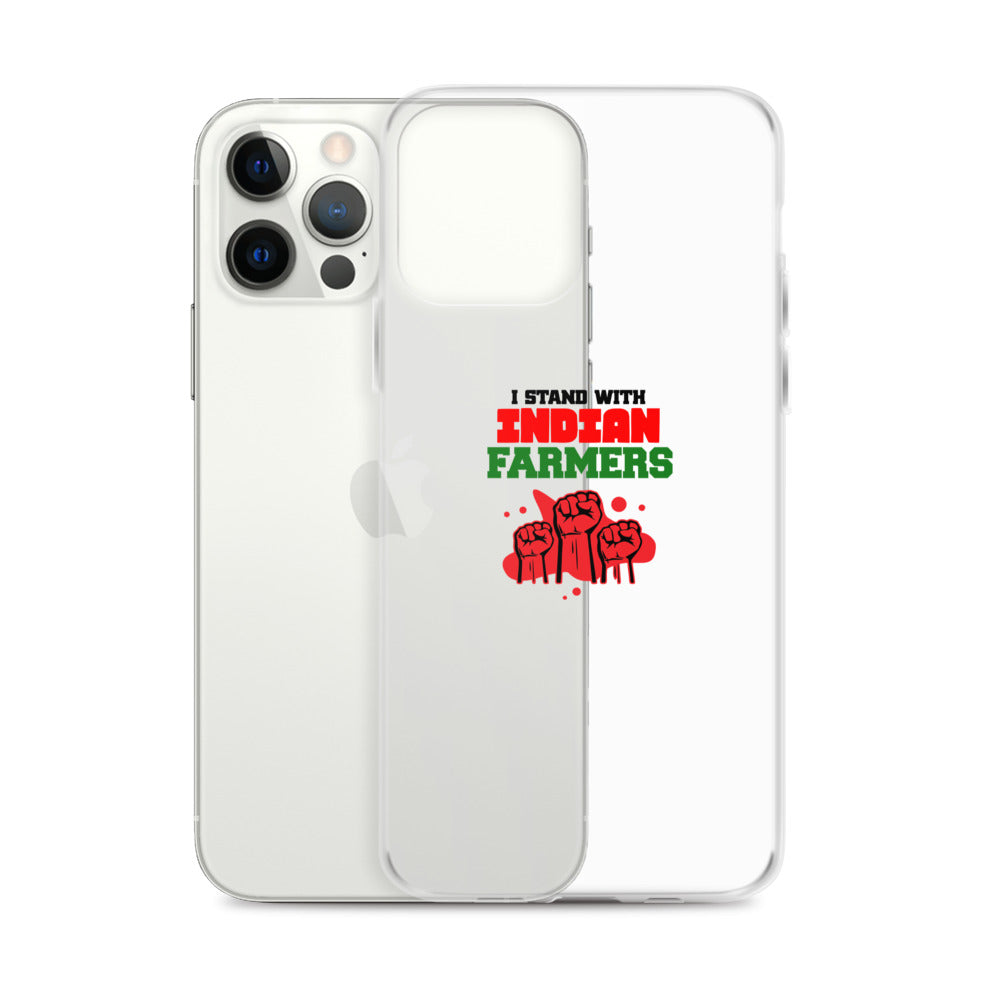 I STAND WITH INDIAN FARMERS - iPhone Case Transparent