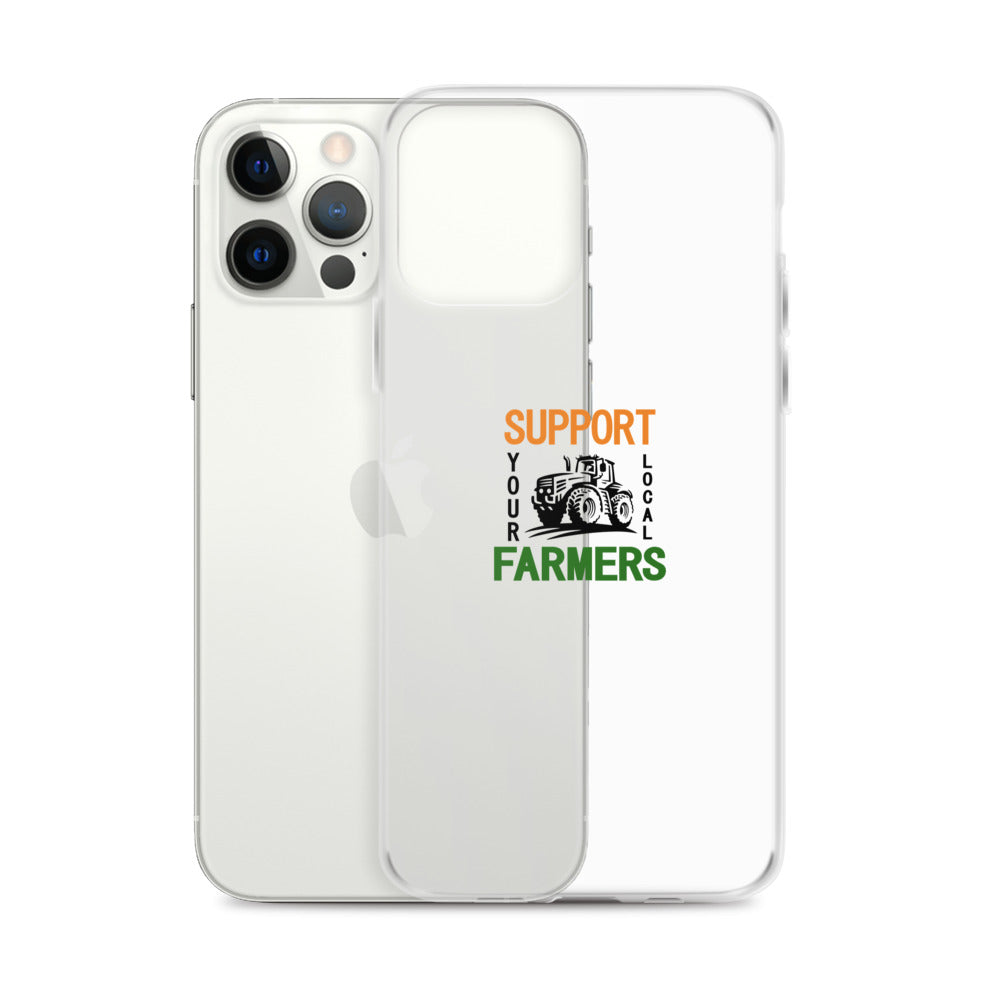 SUPPORT YOUR LOCAL FARMERS - iPhone Case Transparent