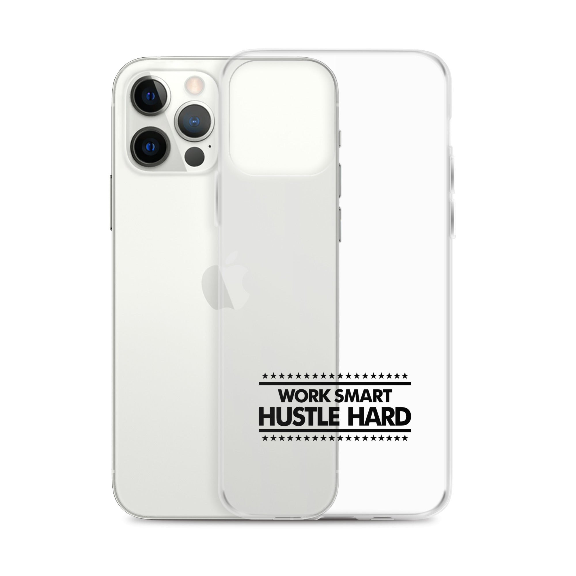 WORK SMART HUSTLE HARD - iPhone Case