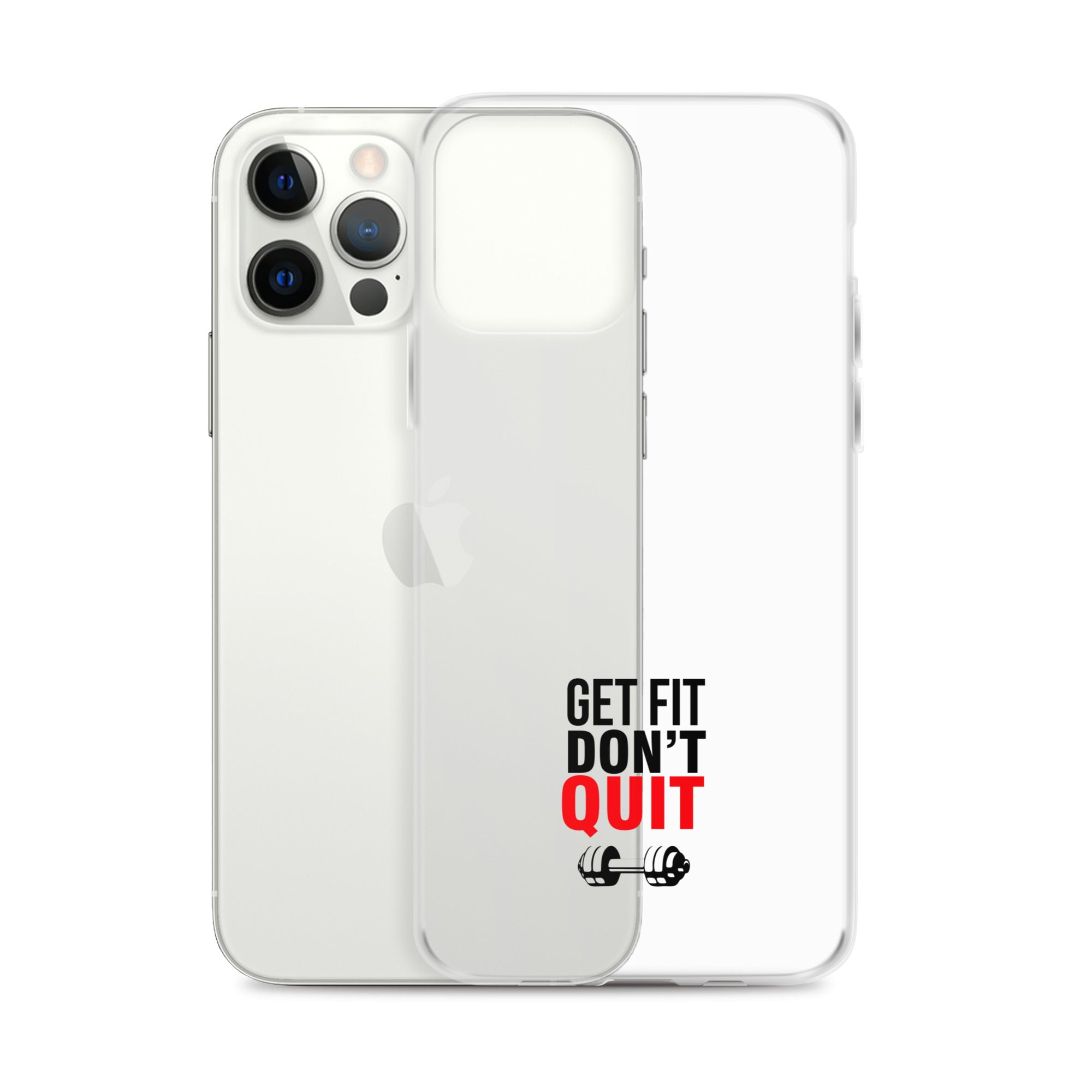 GET FIT DON'T QUIT - iPhone Case