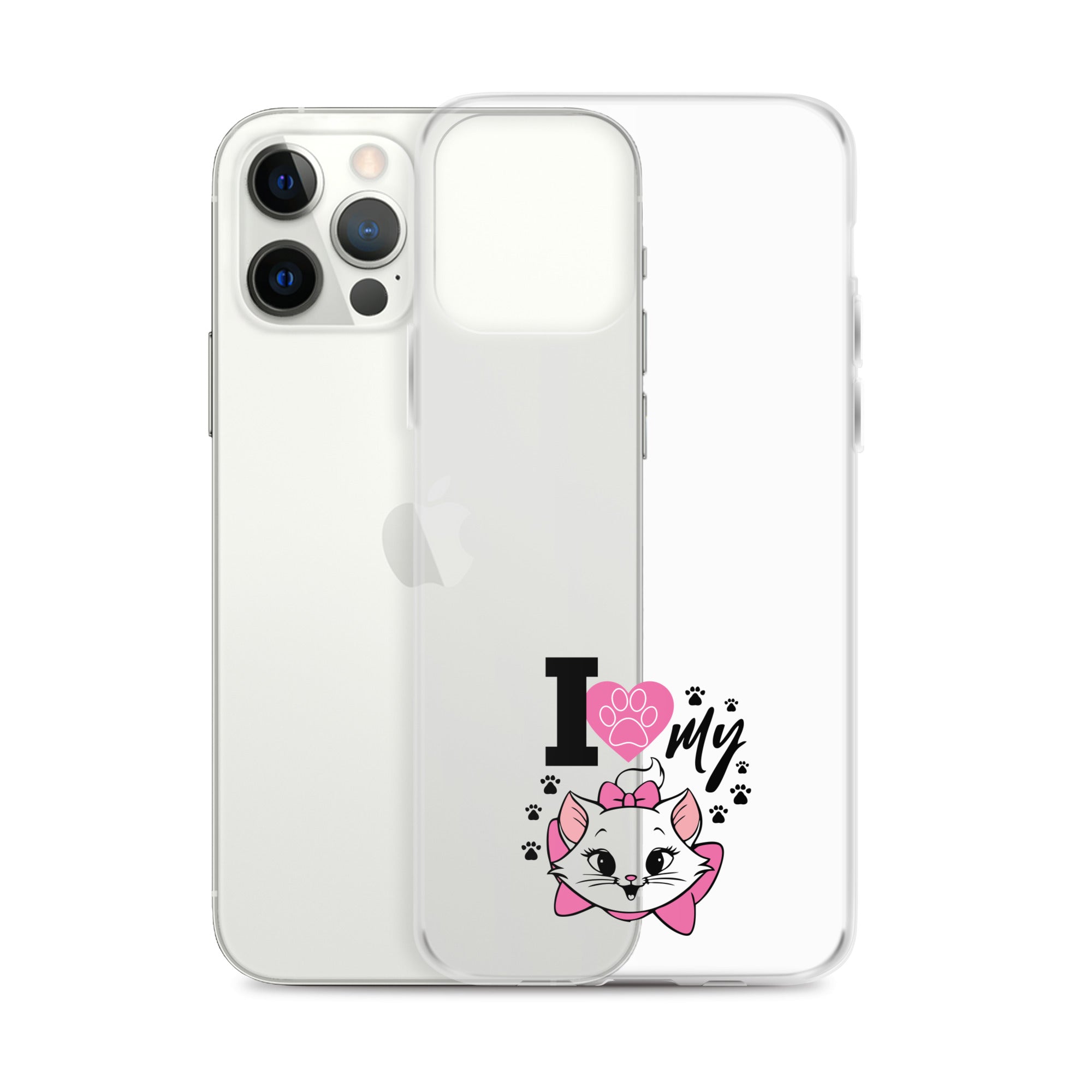 I LOVE MY CAT - iPhone Case