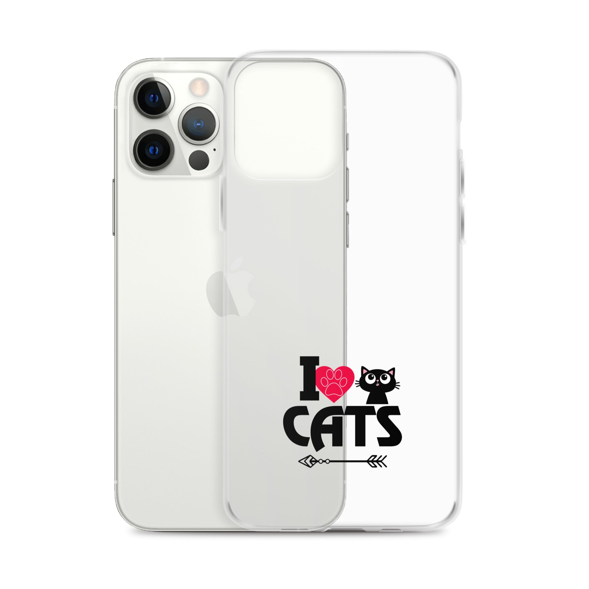 I LOVE CATS - iPhone Case