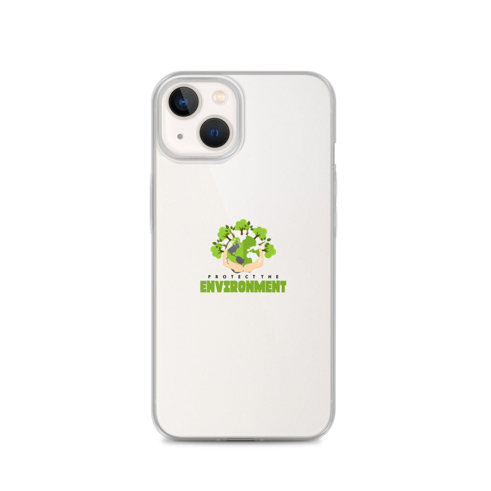 PROTECT THE ENVIRONMENT - iPhone Case Transparent