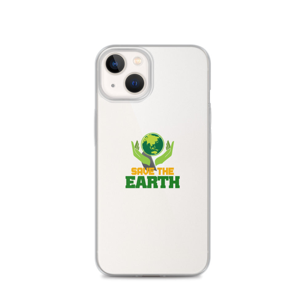 SAVE THE EARTH - iPhone Case Transparent