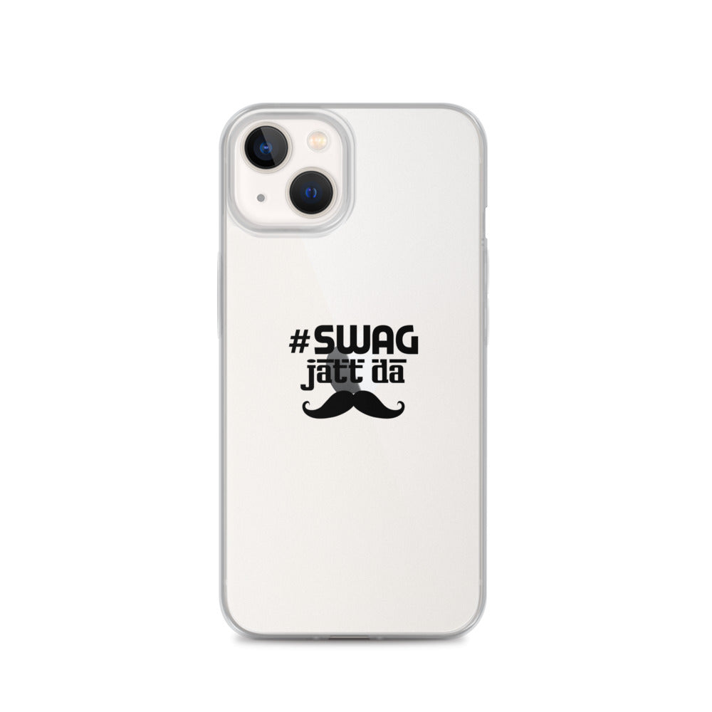 SWAG JATT DA - iPhone Case Transparent