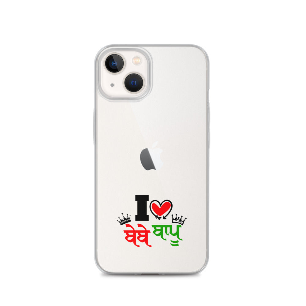 I LOVE BEBE BAPU - iPhone Case