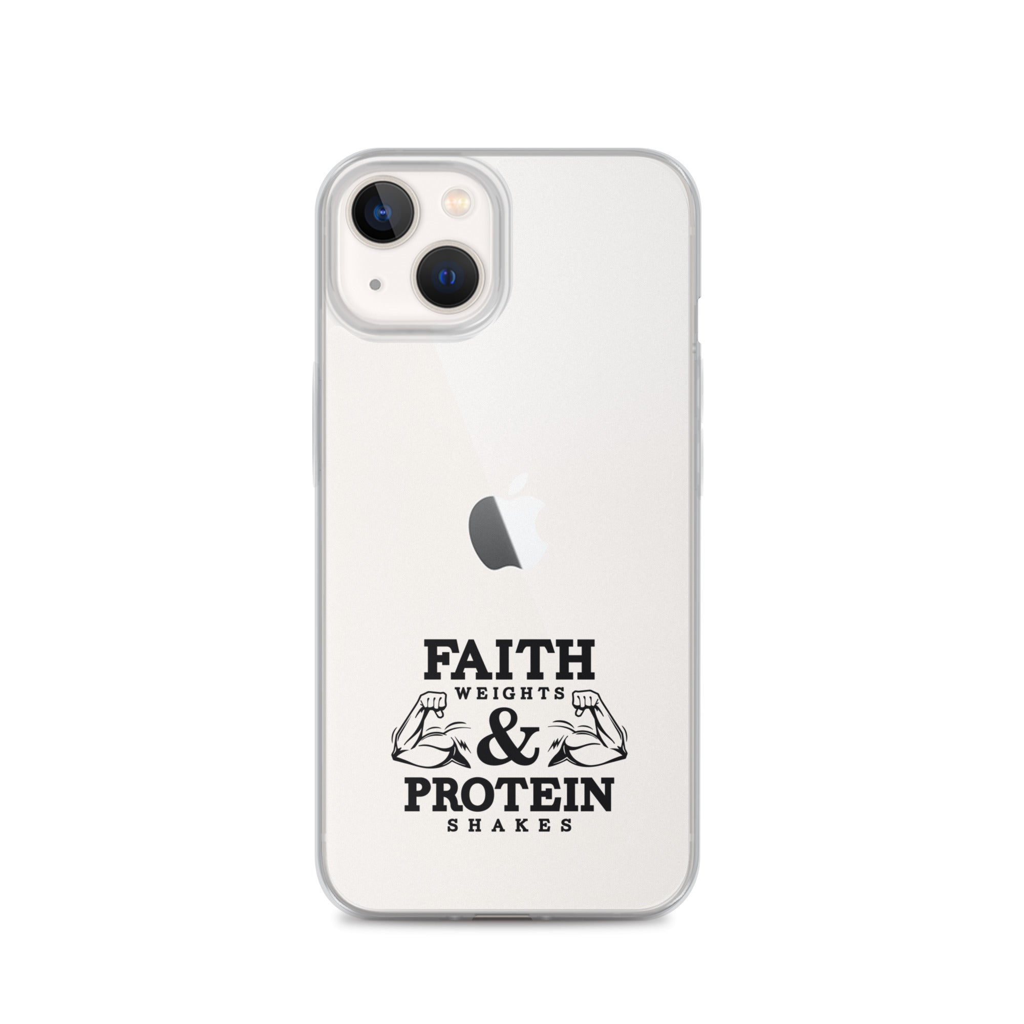 FAITH WEIGHTS & PROTEIN SHAKES - iPhone Case
