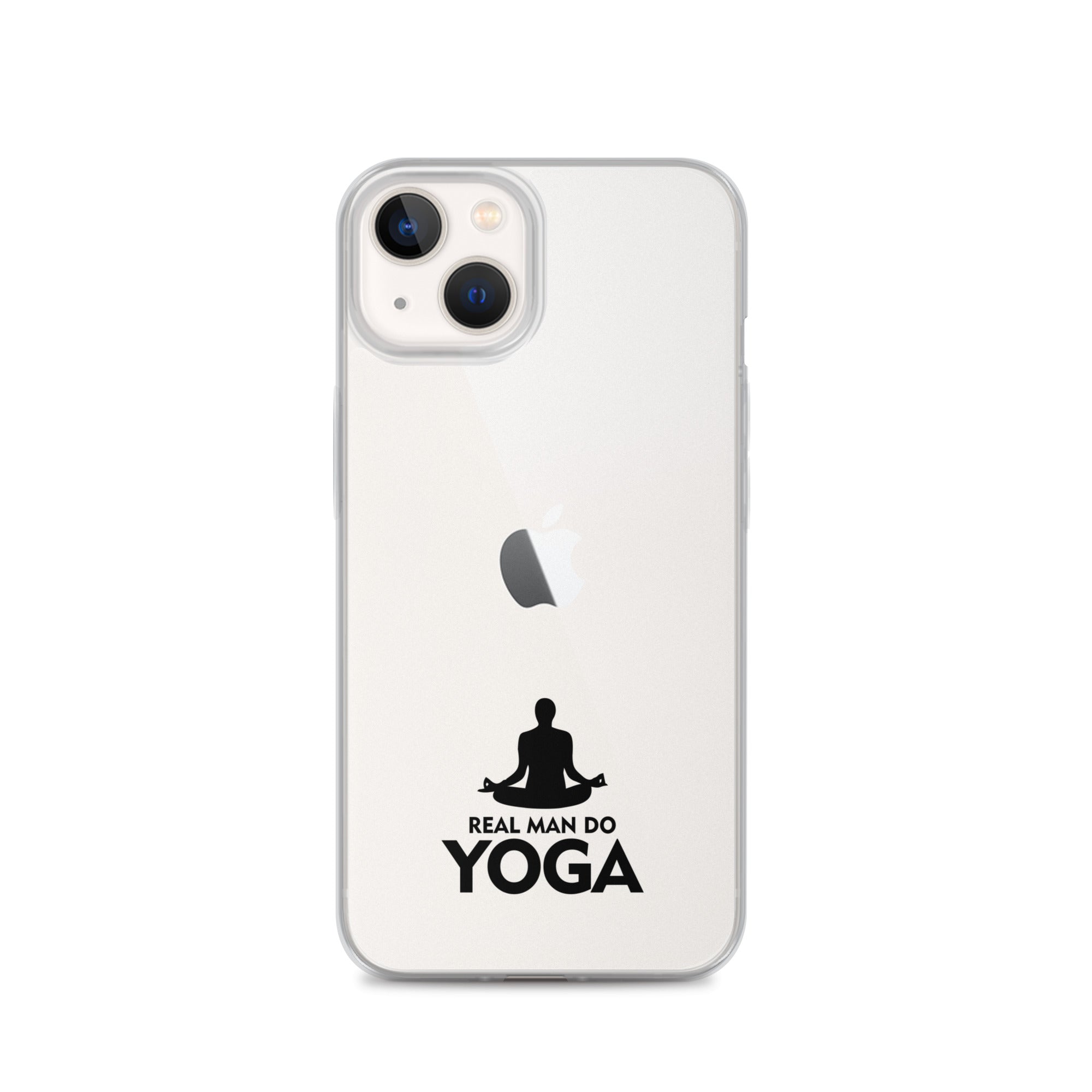 REAL MAN DO YOGA - iPhone Case