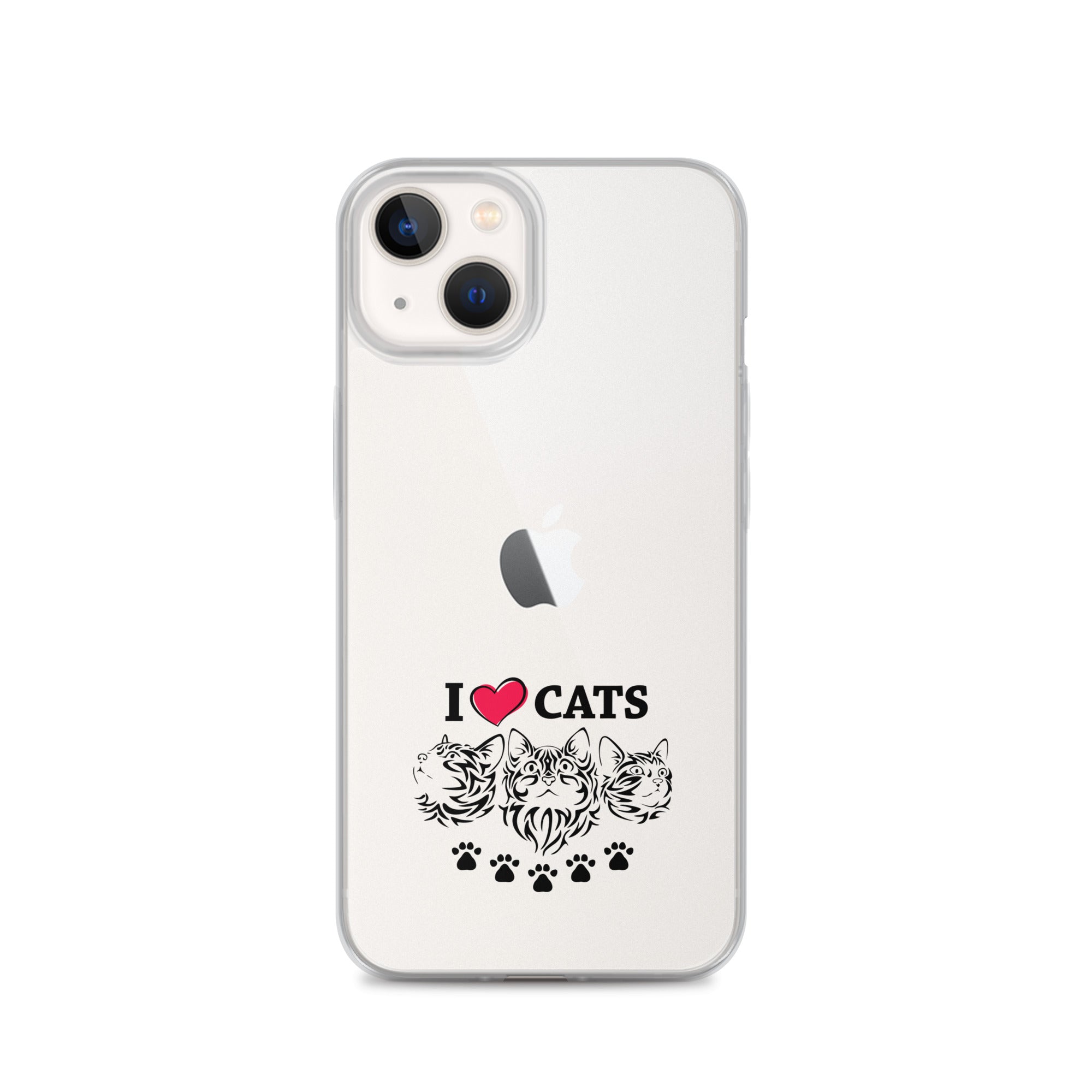 I LOVE CATS - iPhone Case