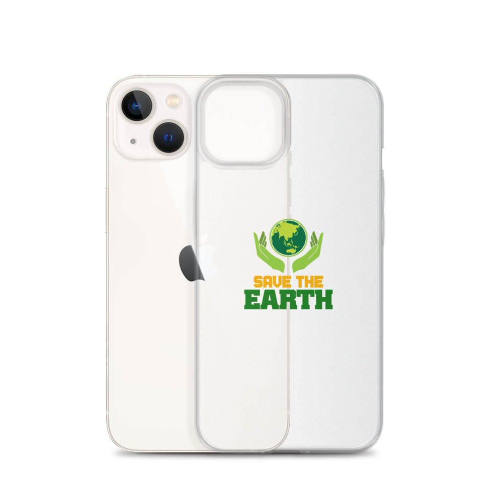 SAVE THE EARTH - iPhone Case Transparent