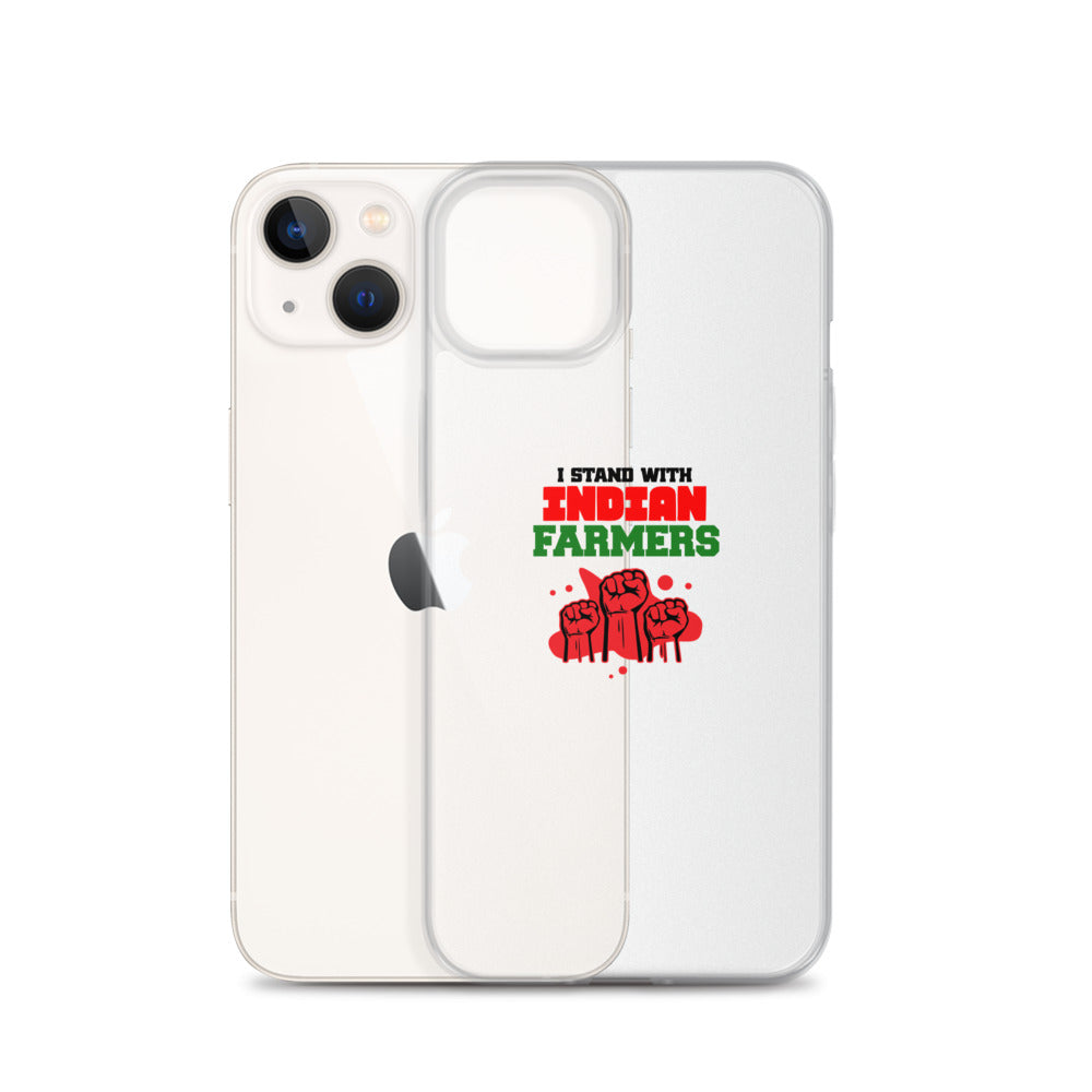 I STAND WITH INDIAN FARMERS - iPhone Case Transparent